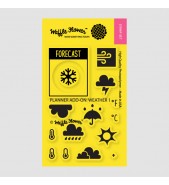 Waffle Flower Planner Weather 1 stamp set